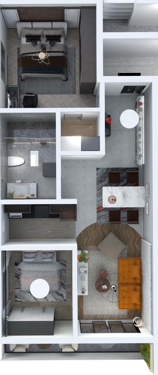 S1 — Ground Floor Apartment - Floor plan overview