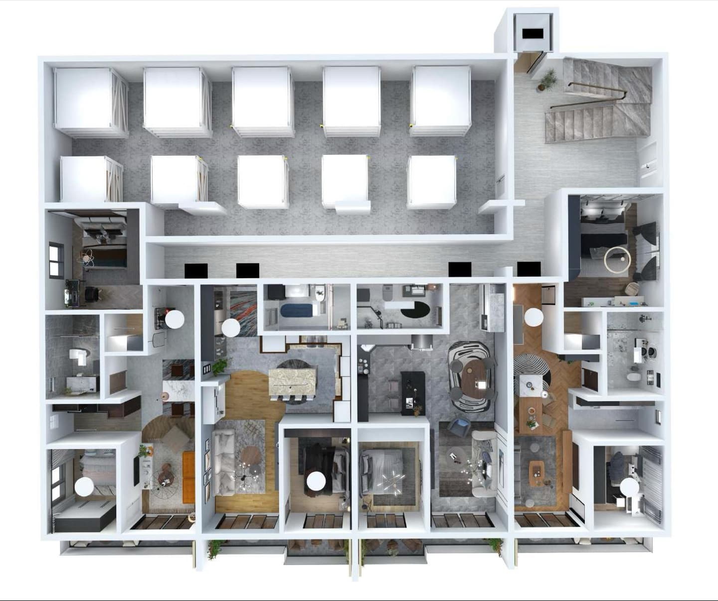 S2 — Ground Floor Apartment - Floor plan overview
