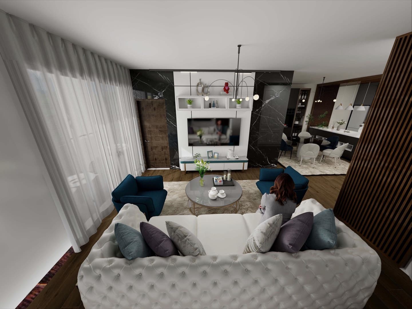 S3 — First Floor Apartment - Floor plan view 6