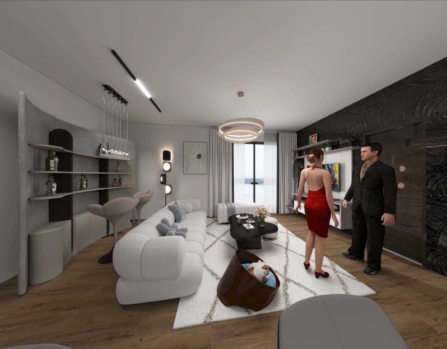 S6 — First Floor Apartment - Floor plan view 6