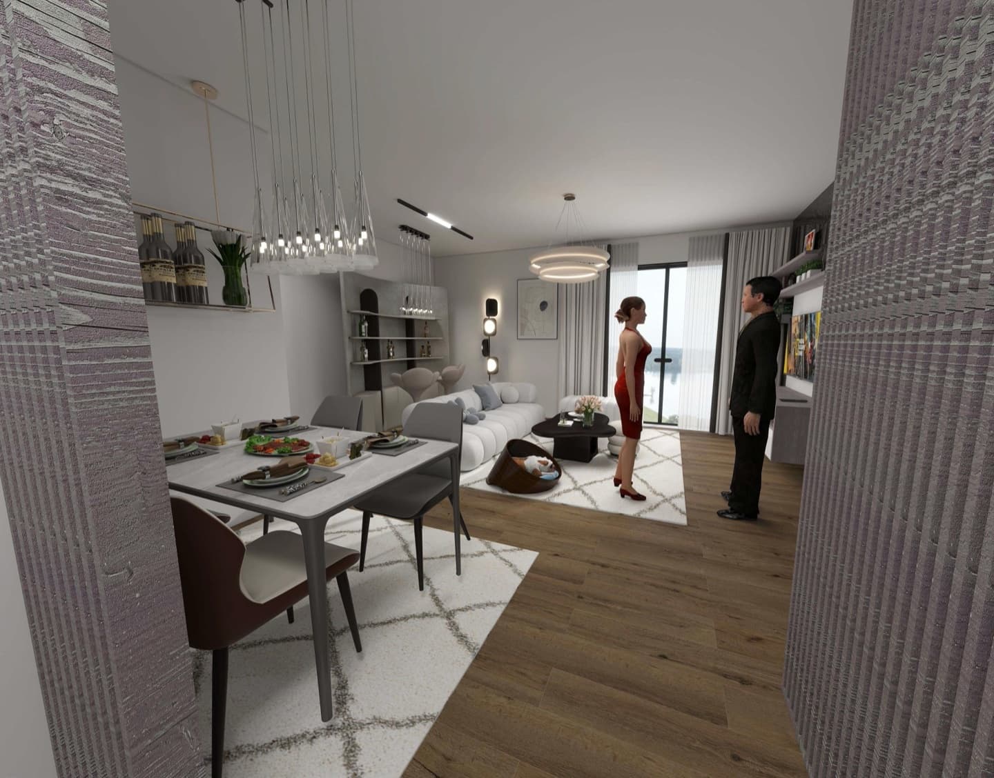 S6 — First Floor Apartment - Floor plan view 7