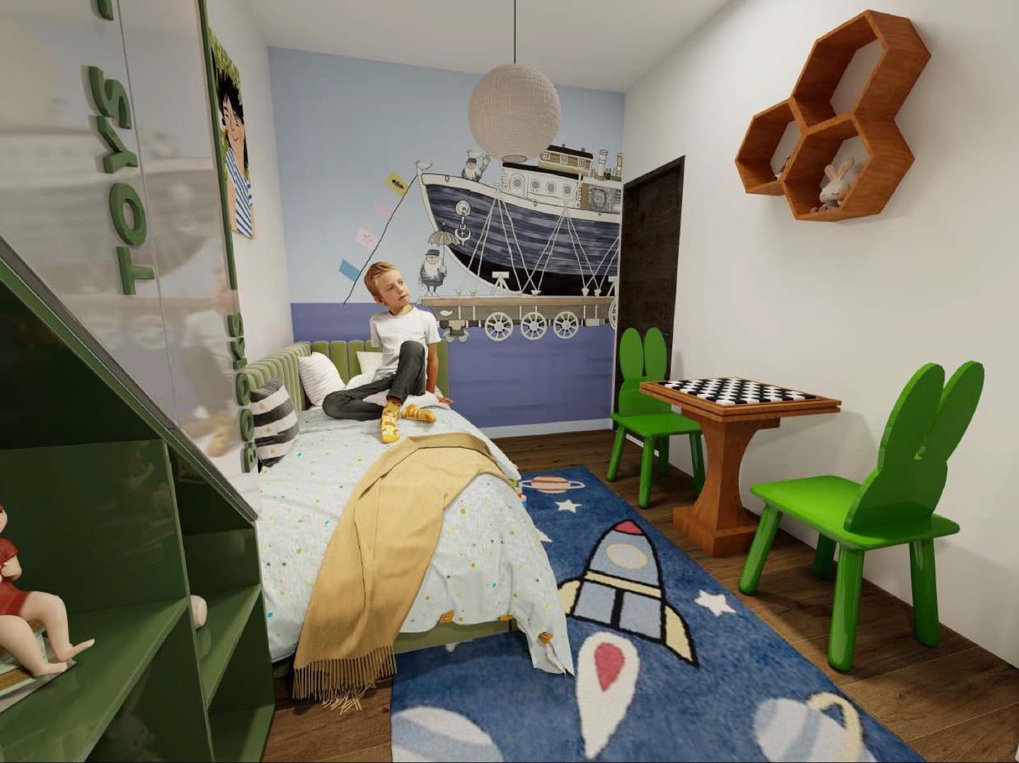 S6 — First Floor Apartment - Floor plan view 9