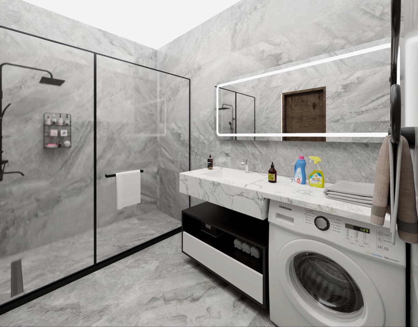 S3 — Two-bedroom Apartment - Floor plan view 9