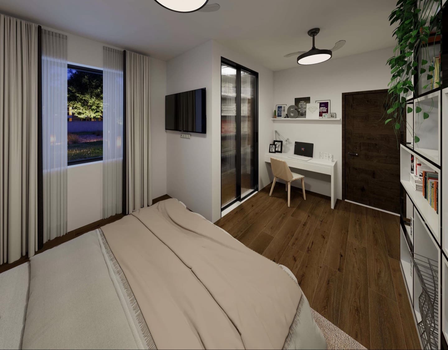 S3 — Two-bedroom Apartment - Floor plan view 10
