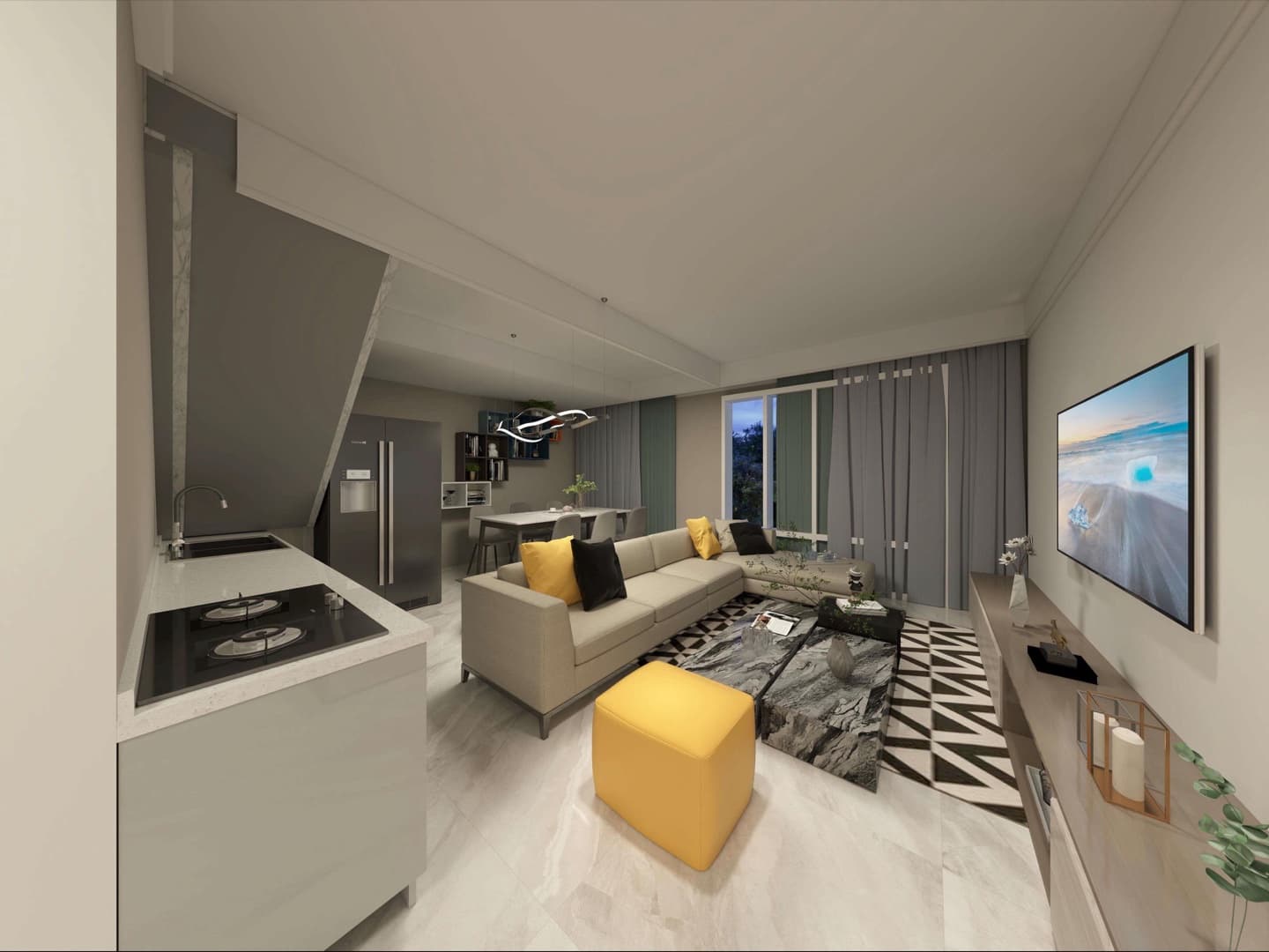 S5 — Duplex Apartment - Floor plan view 4