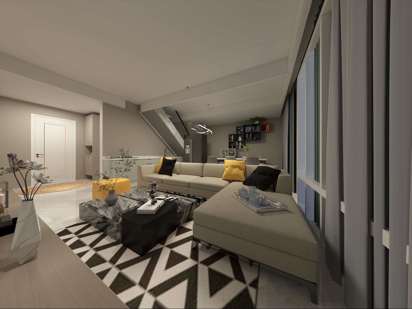 S5 — Duplex Apartment - Floor plan view 5