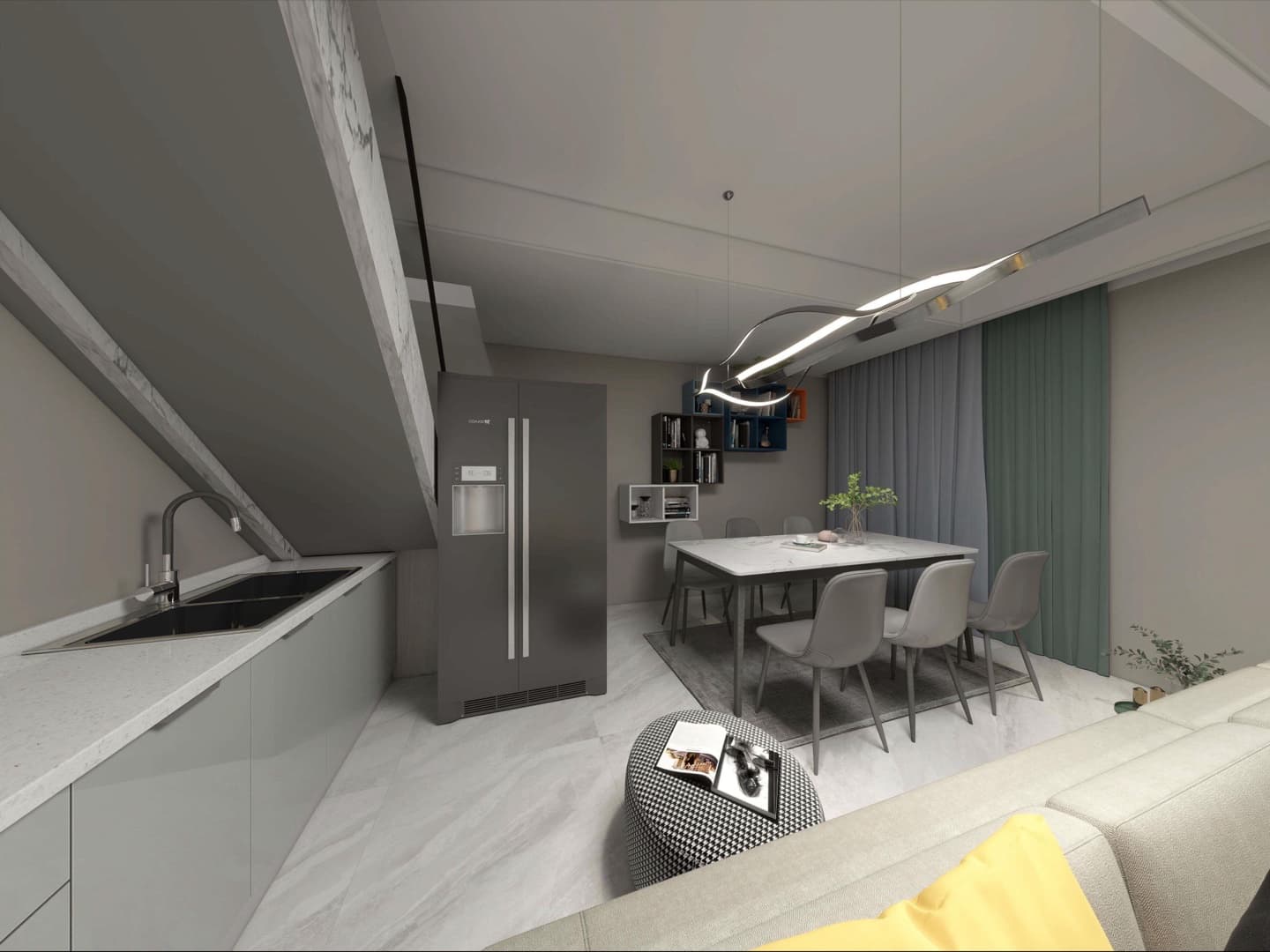S5 — Duplex Apartment - Floor plan view 6