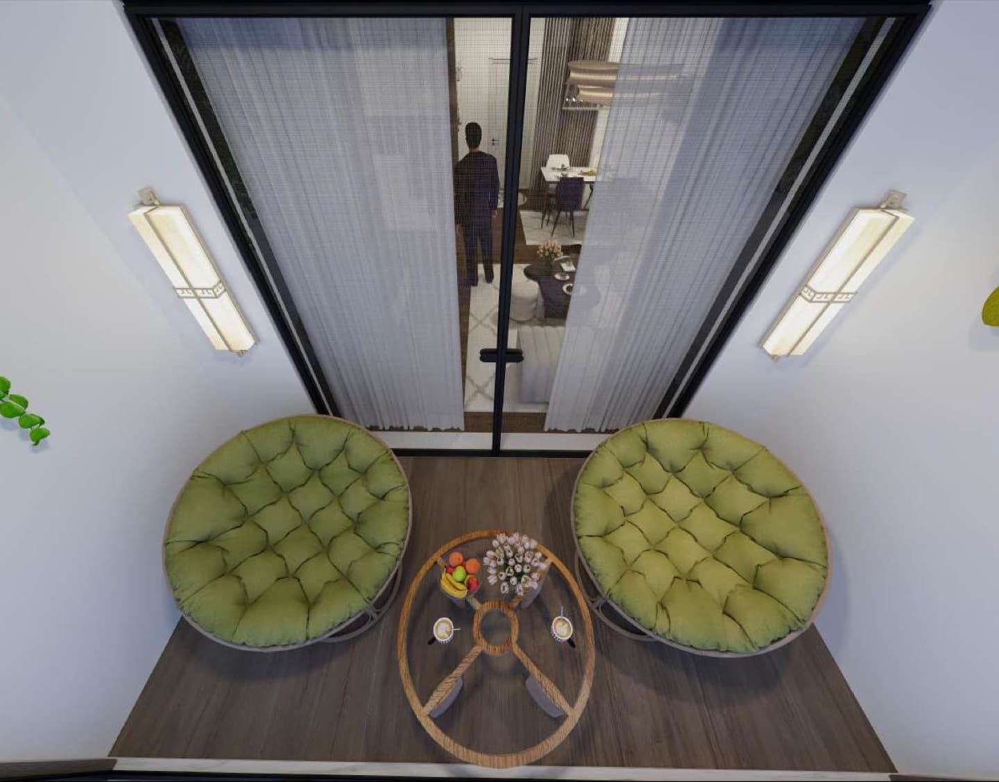 S6 — Two-bedroom Apartment - Floor plan view 7