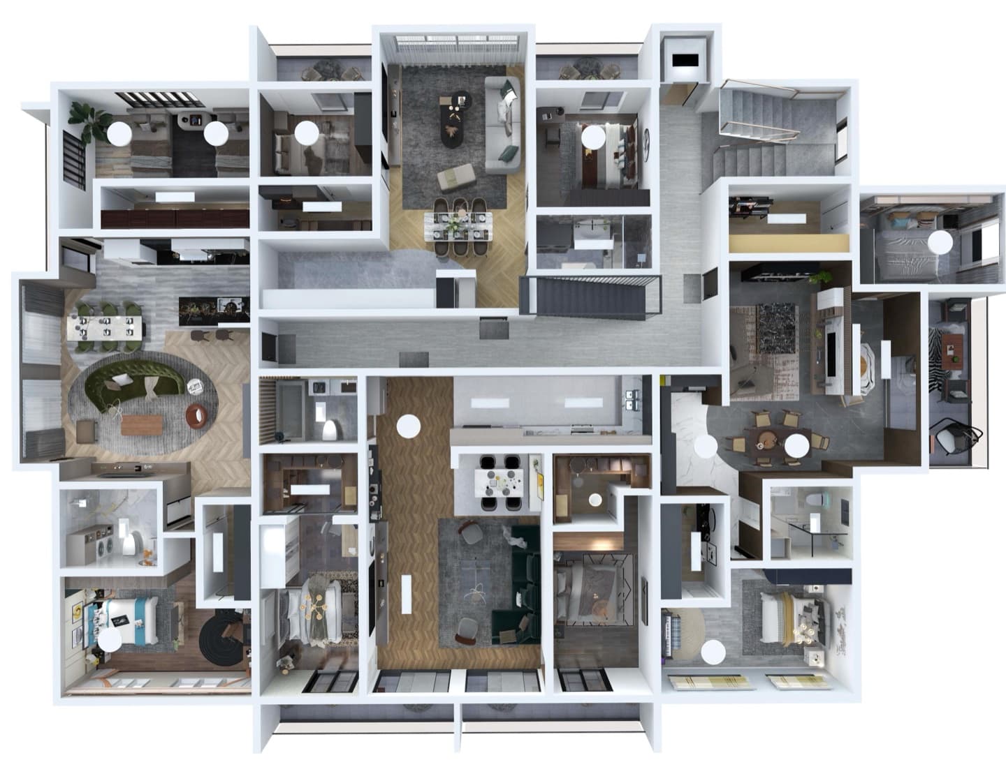 S1 — Third Floor Apartment - Floor plan overview