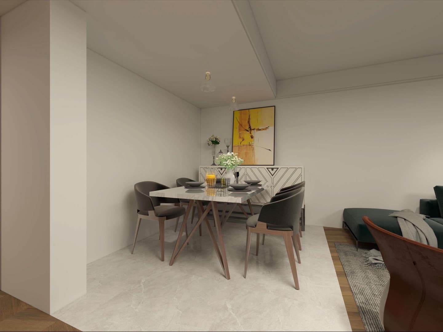 S1 — Third Floor Apartment - Floor plan view 6