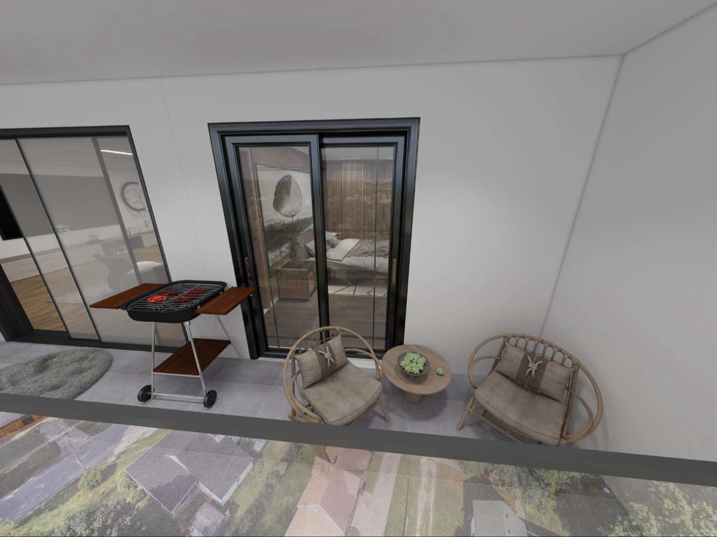 S1 — Third Floor Apartment - Floor plan view 17