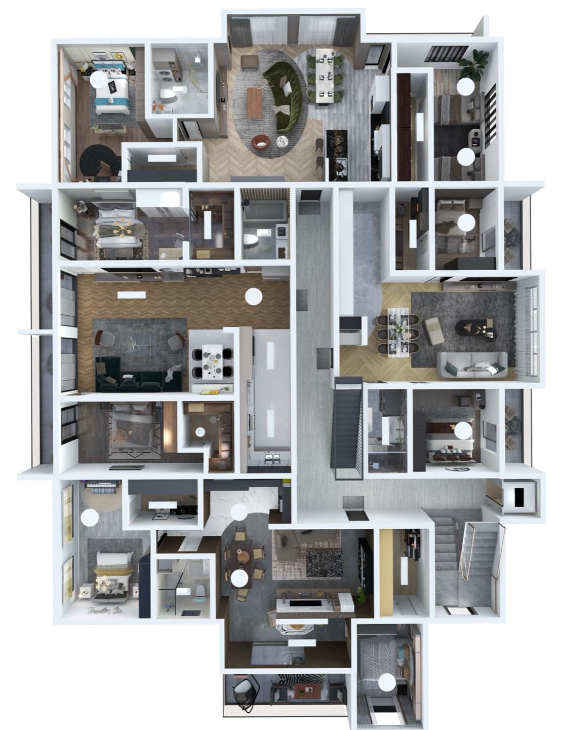 S2 — Third Floor Apartment - Floor plan overview