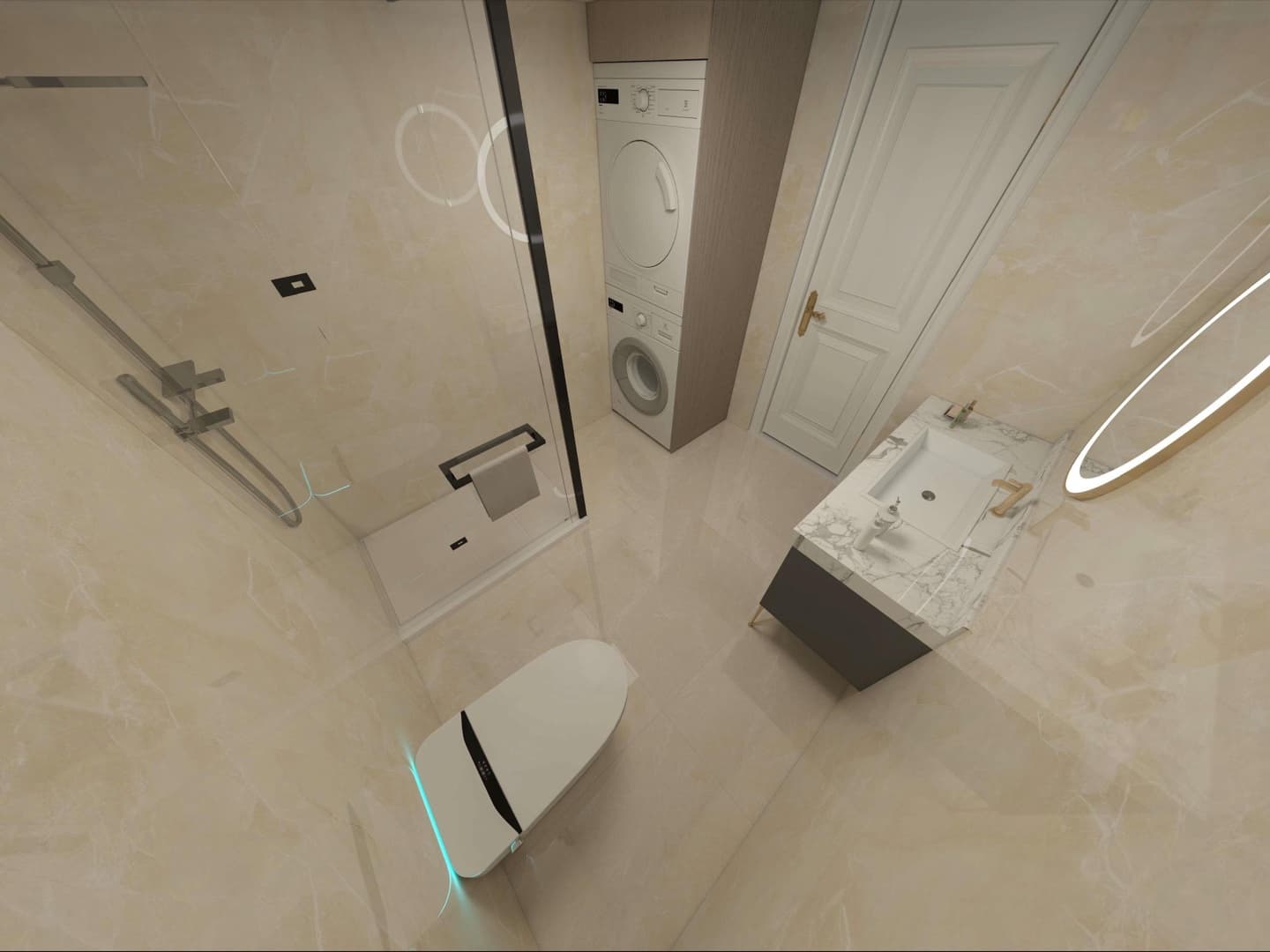 S3 — Third Floor Apartment - Floor plan view 18